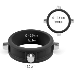 Rebel Men's Gear Cockring Silicone Picnails 35mm